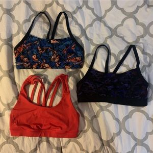 Set of 3 Lululemon sports bras